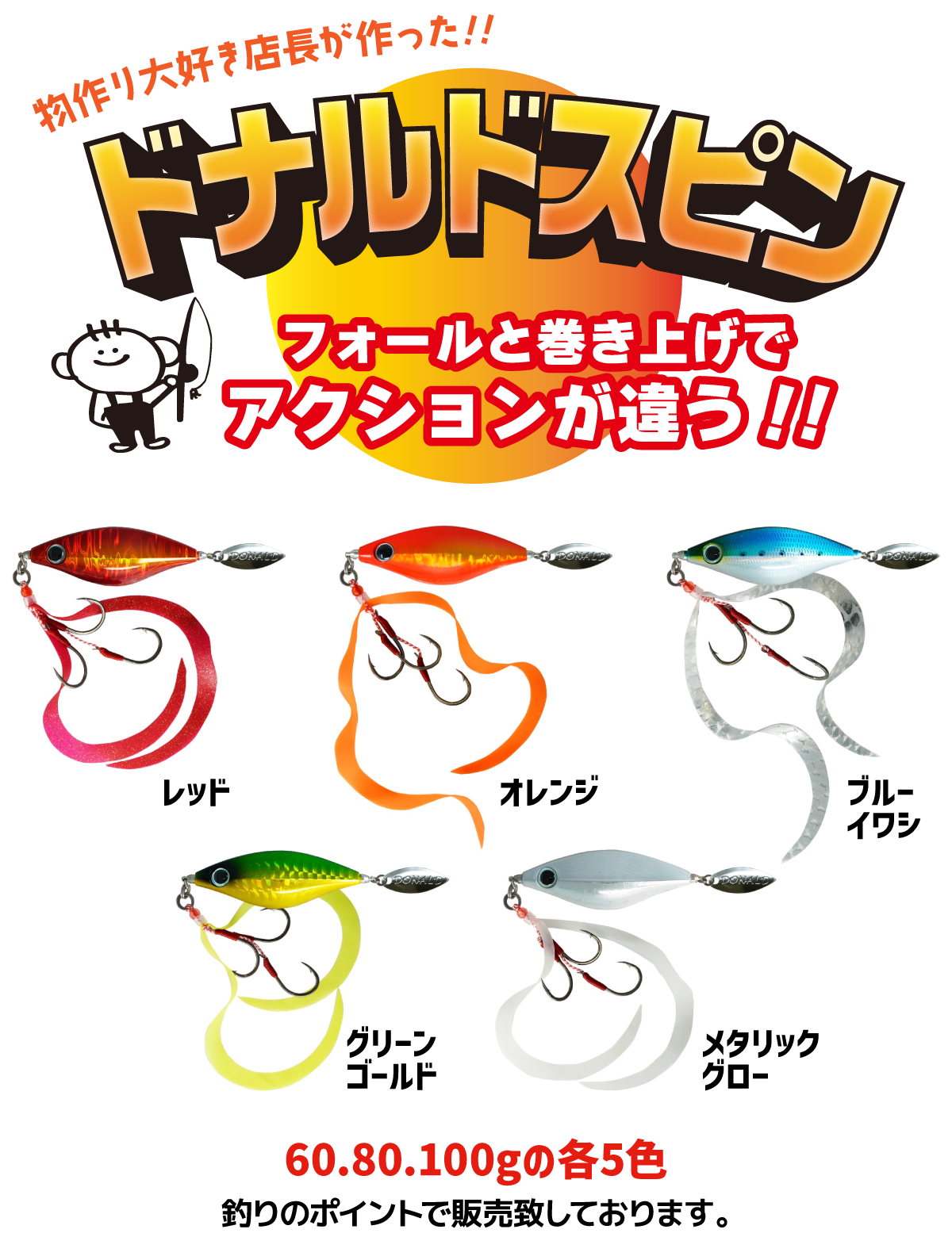 物作り大好き店長が作った「ドナルドスピン」フォールト巻き上げでアクションが違う！